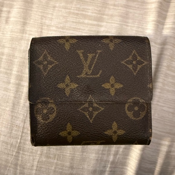 Louis Vuitton Brown and Tan Monogram Wallet
